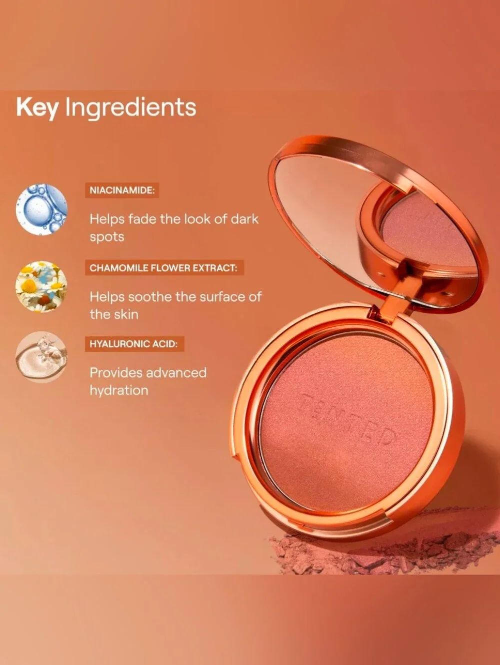 Live Tinted Huebeam Gradient Blushing Bronzer-Color: Mojave Mirage-New In Box